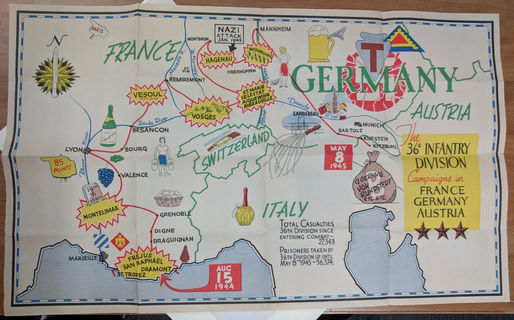 36th Infantry Campaign Map