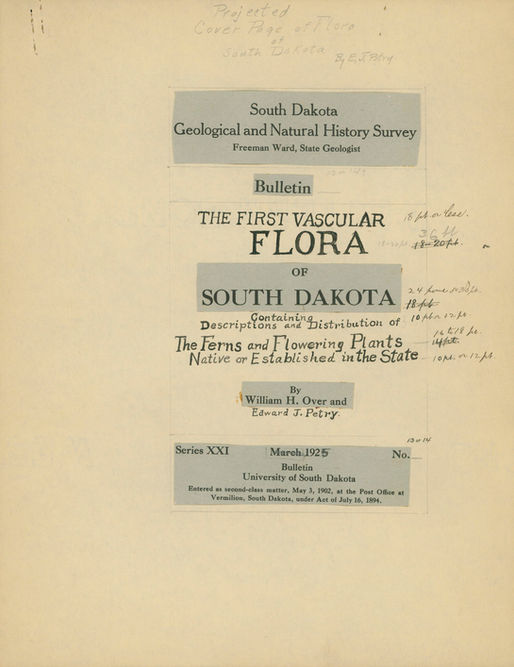 Cover of The First Vascular Flora of South Dakota