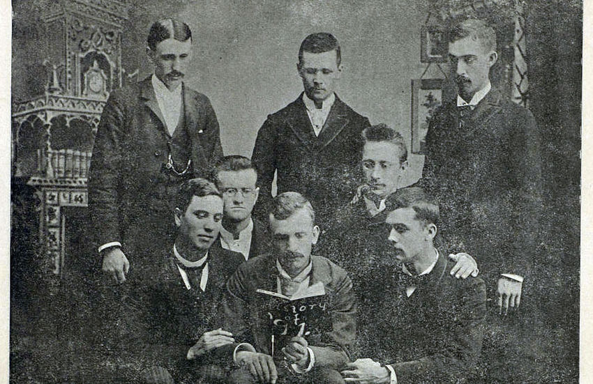 Photograph from the Volante of the class of 1891 including Frank H. Blair.