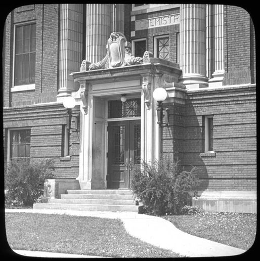 Entrance to Chemistry Building.