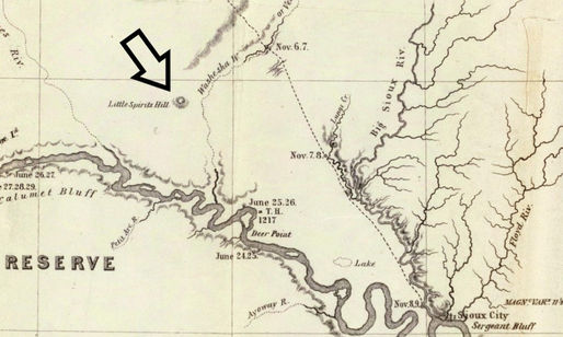 Spirit Mound is a culturally and historically significant glacial feature in the vicinity of  Vermillion, SD. #MapMonday