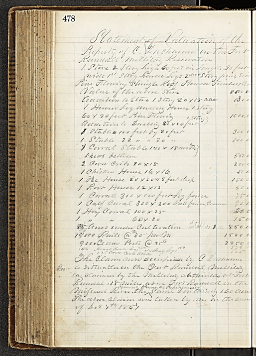 Handwritten ledger page from our archive collections.