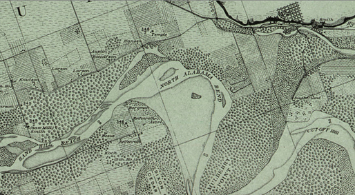 The Missouri River Commission made very detailed and accurate maps of the Missouri River in 1892-1895. #MapMonday