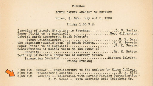 Archives and Special Collections recently processed a collection of South Dakota Academy of Science papers.