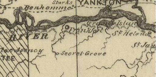 Secret Grove would be a great place to celebrate this beautiful fall weather. Do you think it is still there? #mapmonday