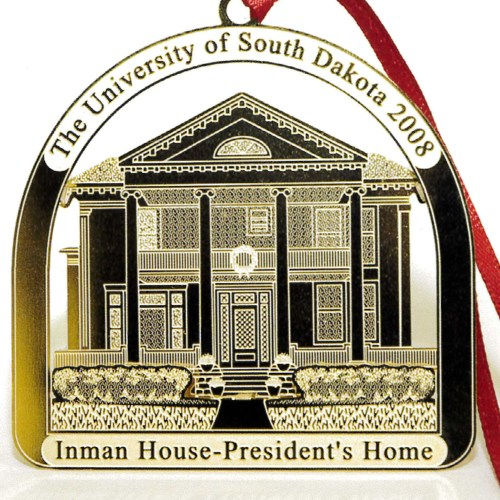 Christmas tree ornament from the University of South Dakota.