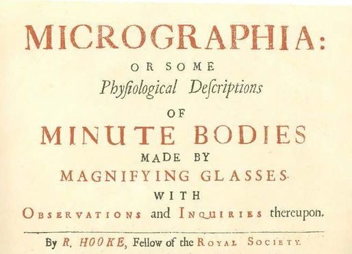 Micrographia by Robert Hooke