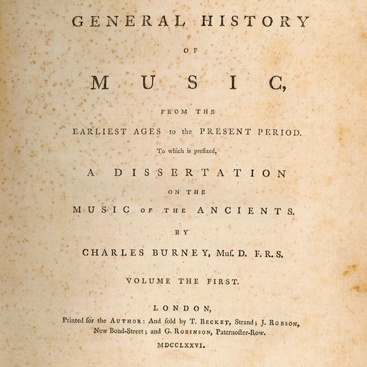 In the Mahoney Music Collection are two competing music histories.