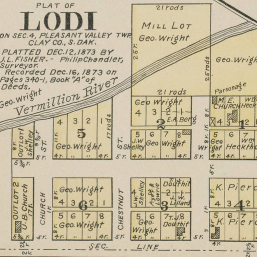 Does Clay County SD have ghost towns?