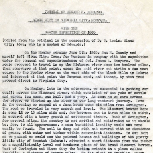 Edward Edwards Journal